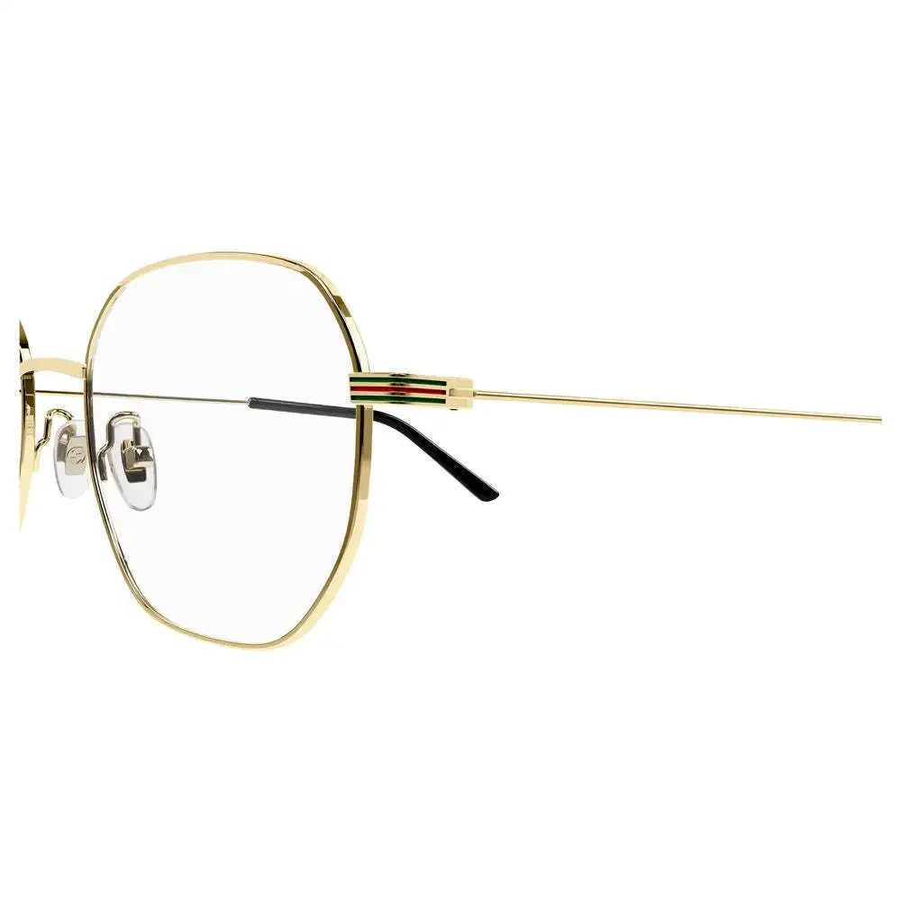 Gucci GG1125OA Eyeglasses Gold Metal Oval